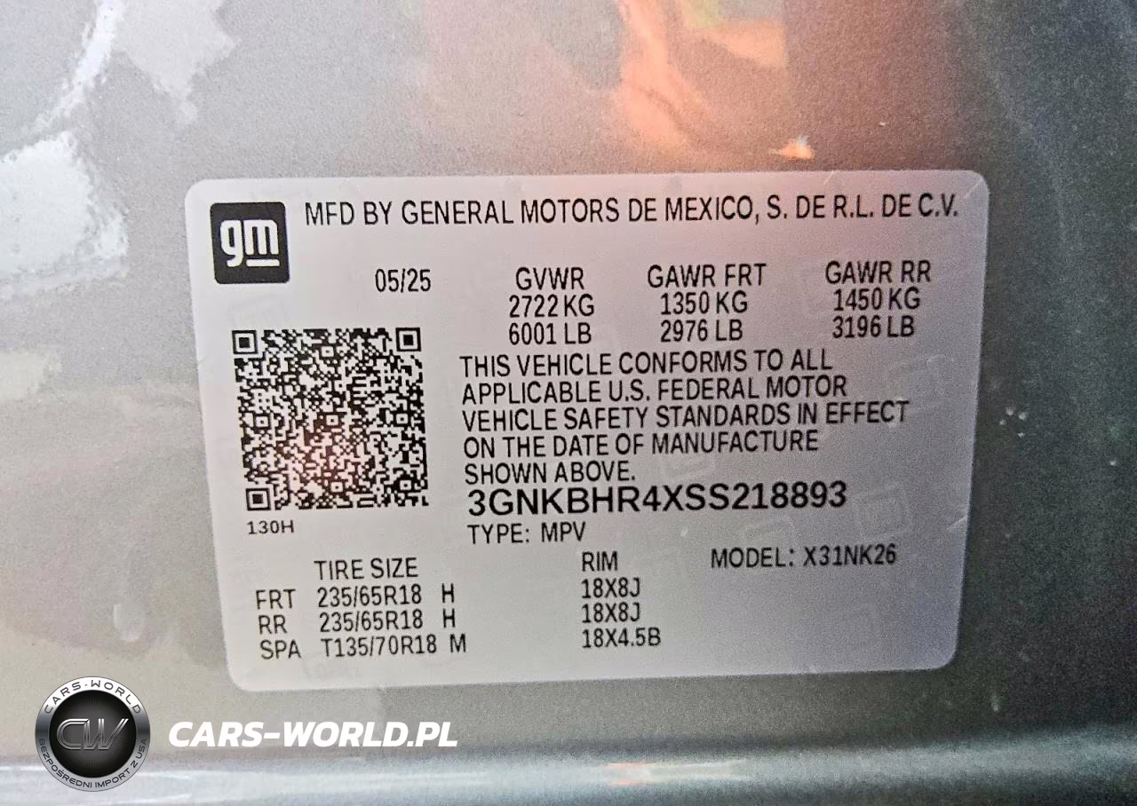 2025 Chevrolet Blazer 2Lt VIN:3GNKBHR4XSS218893 - 14