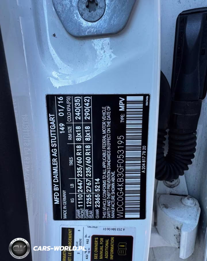 2016 Mercedes-Benz Glc 300 4Matic VIN:WDC0G4KB3GF053195 - 10