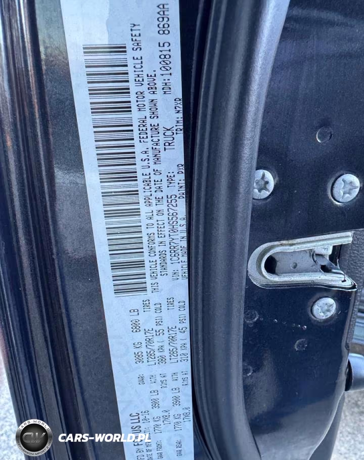 2017 Ram 1500 Rebel VIN:1C6RR7YT0HS567255 - 12