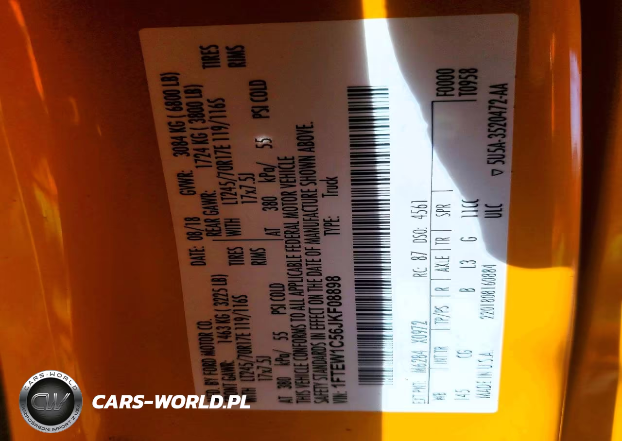 2018 Ford F150 Supercrew VIN:1FTEW1C56JKF08898 - 12