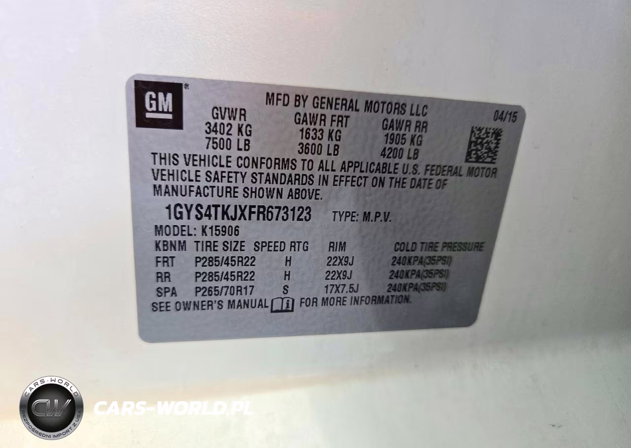 2015 Cadillac Escalade Esv Premium VIN:1GYS4TKJXFR673123 - 13
