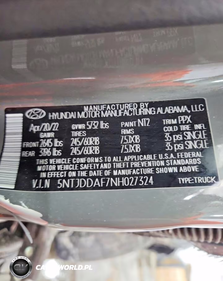 2022 Hyundai Santa Cruz Sel Premium VIN:5NTJDDAF7NH027324 - 13