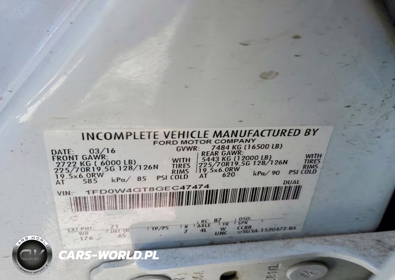 2016 Ford F450 Super Duty Flatbed Truck VIN:1FD0W4GT8GEC47474 - 12