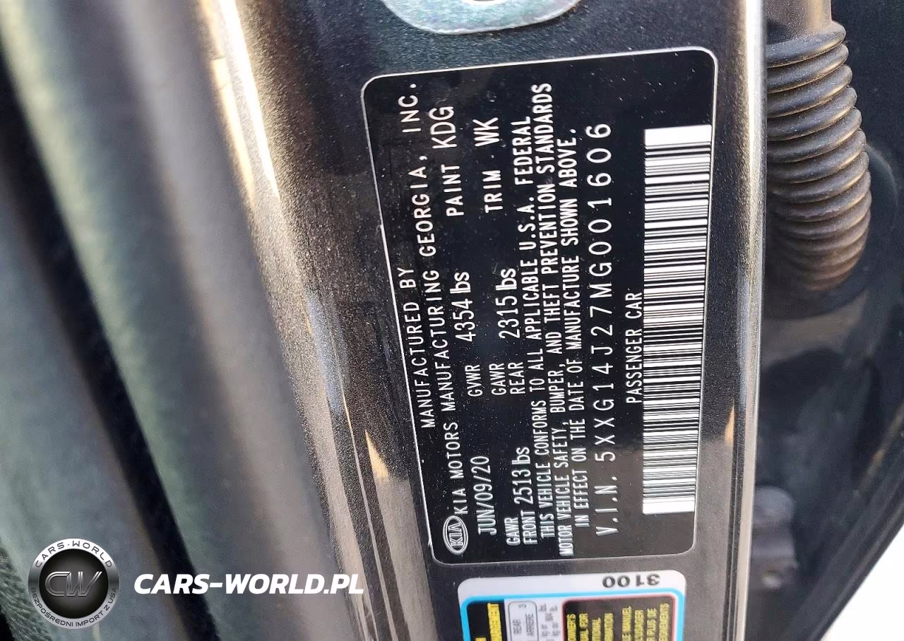 2021 Kia K5 Lxs VIN:5XXG14J27MG001606 - 13
