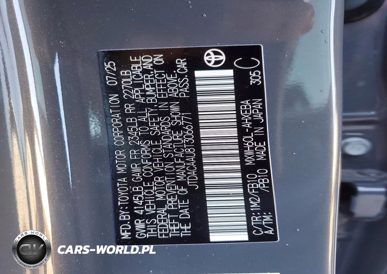2026 Toyota Prius Le VIN:JTDACAAU8T3066771 - 12