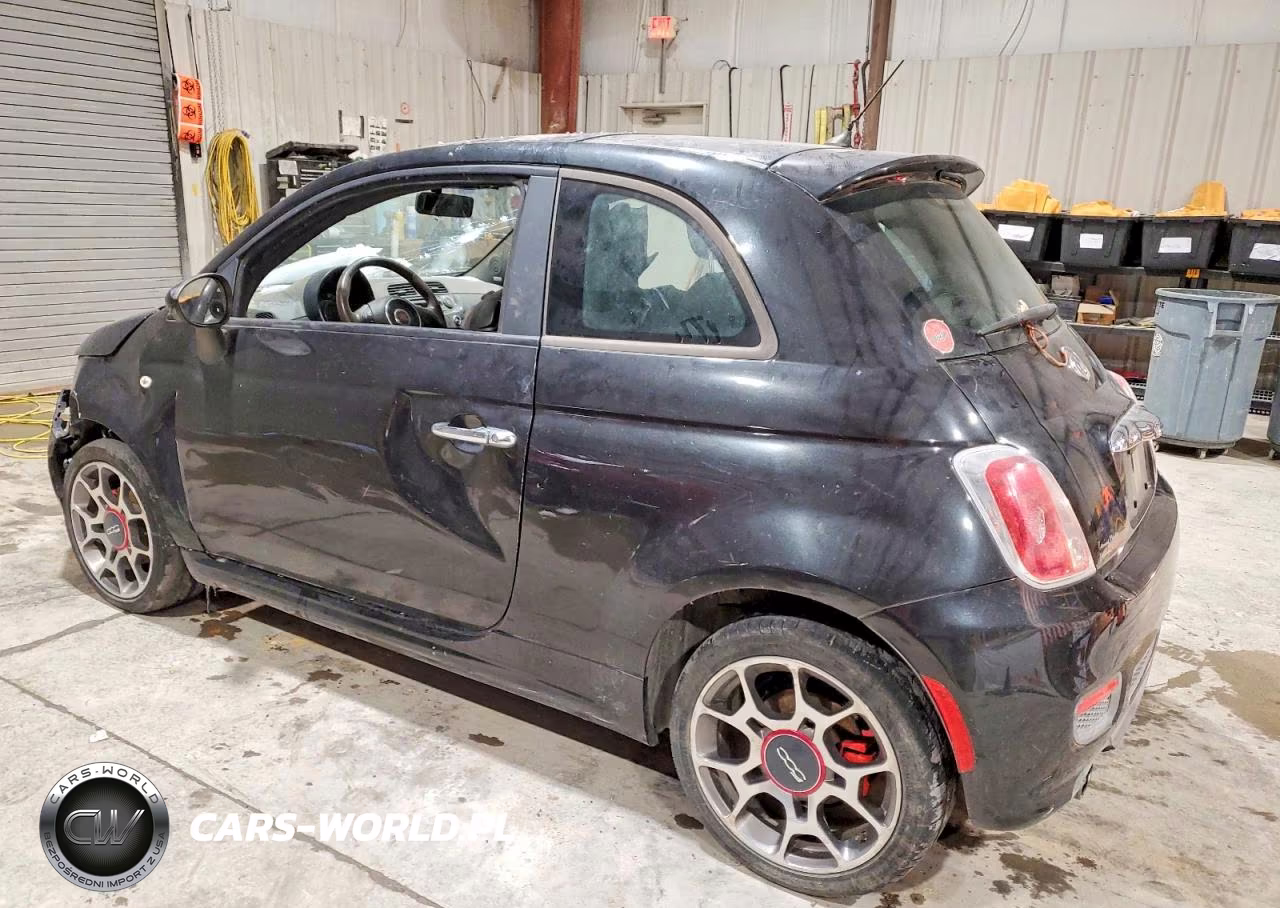 2012 Fiat 500 VIN:3C3CFFBR9CT116447 - 2
