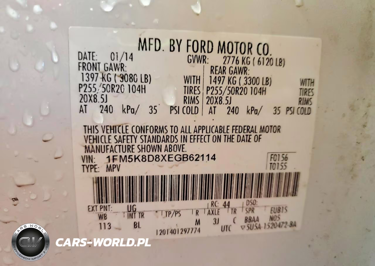 2014 Ford Explorer Xlt VIN:1FM5K8D8XEGB62114 - 13
