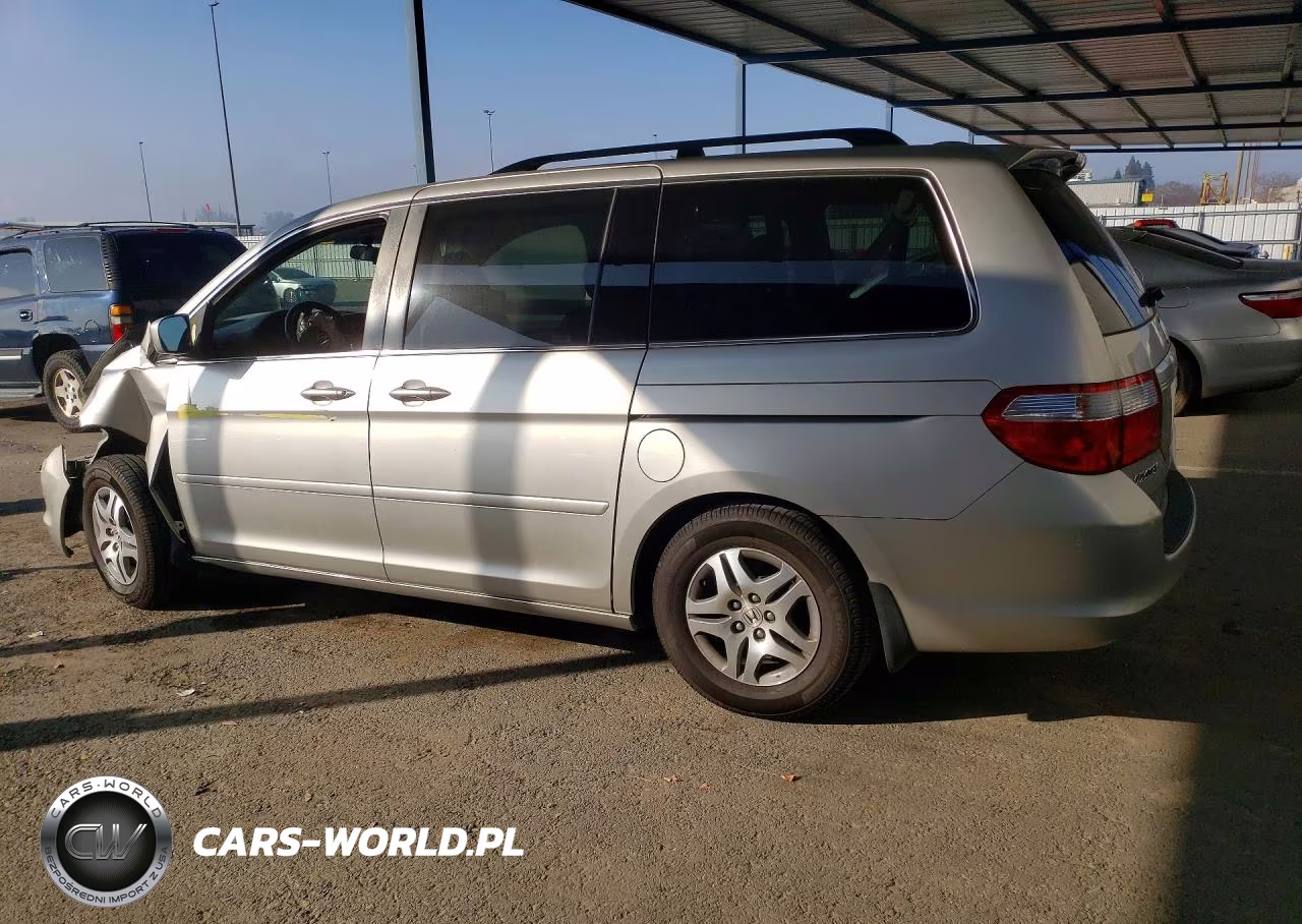 2007 Honda Odyssey Exl VIN:5FNRL387X7B424248 - 2