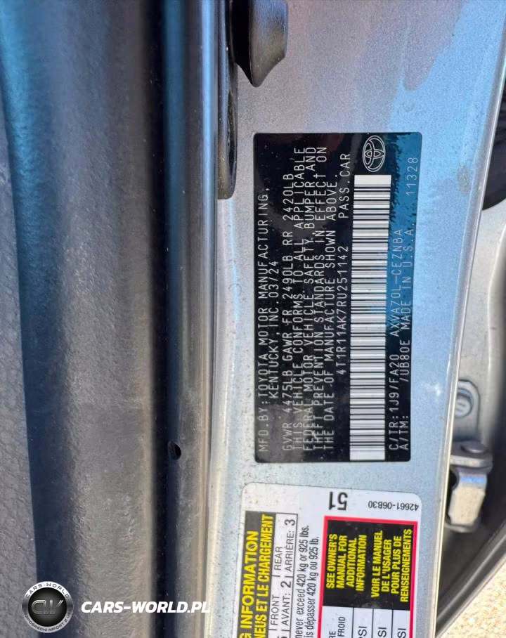 2024 Toyota Camry Le VIN:4T1R11AK7RU251142 - 10