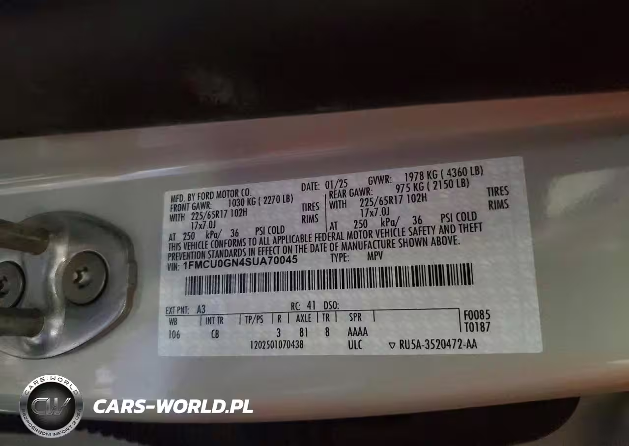 2025 Ford Escape Active VIN:1FMCU0GN4SUA70045 - 13