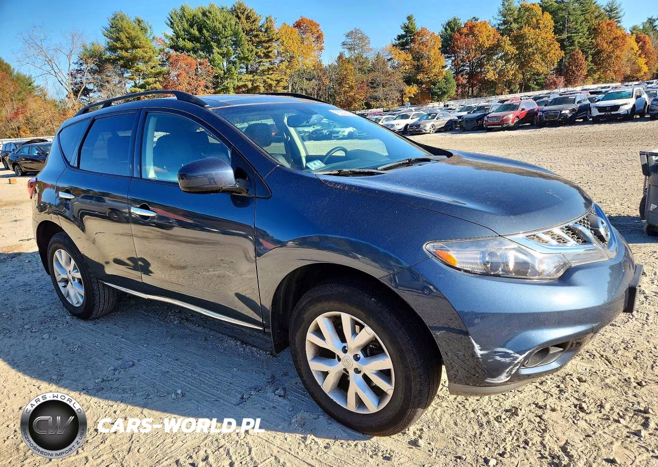 2014 Nissan Murano Sl VIN:JN8AZ1MW2EW523477 - 4