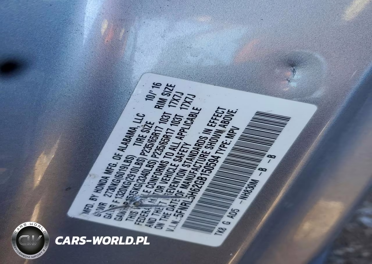2016 Honda Odyssey Exl VIN:5FNRL5H62GB150594 - 13