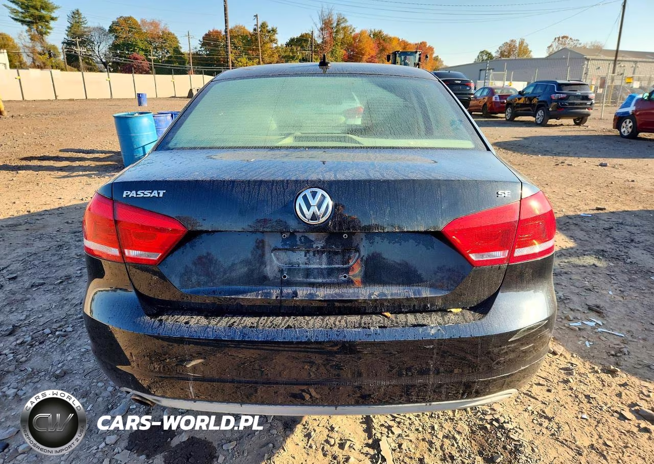 2012 Volkswagen Passat Se VIN:1VWBP7A31CC075344 - 6