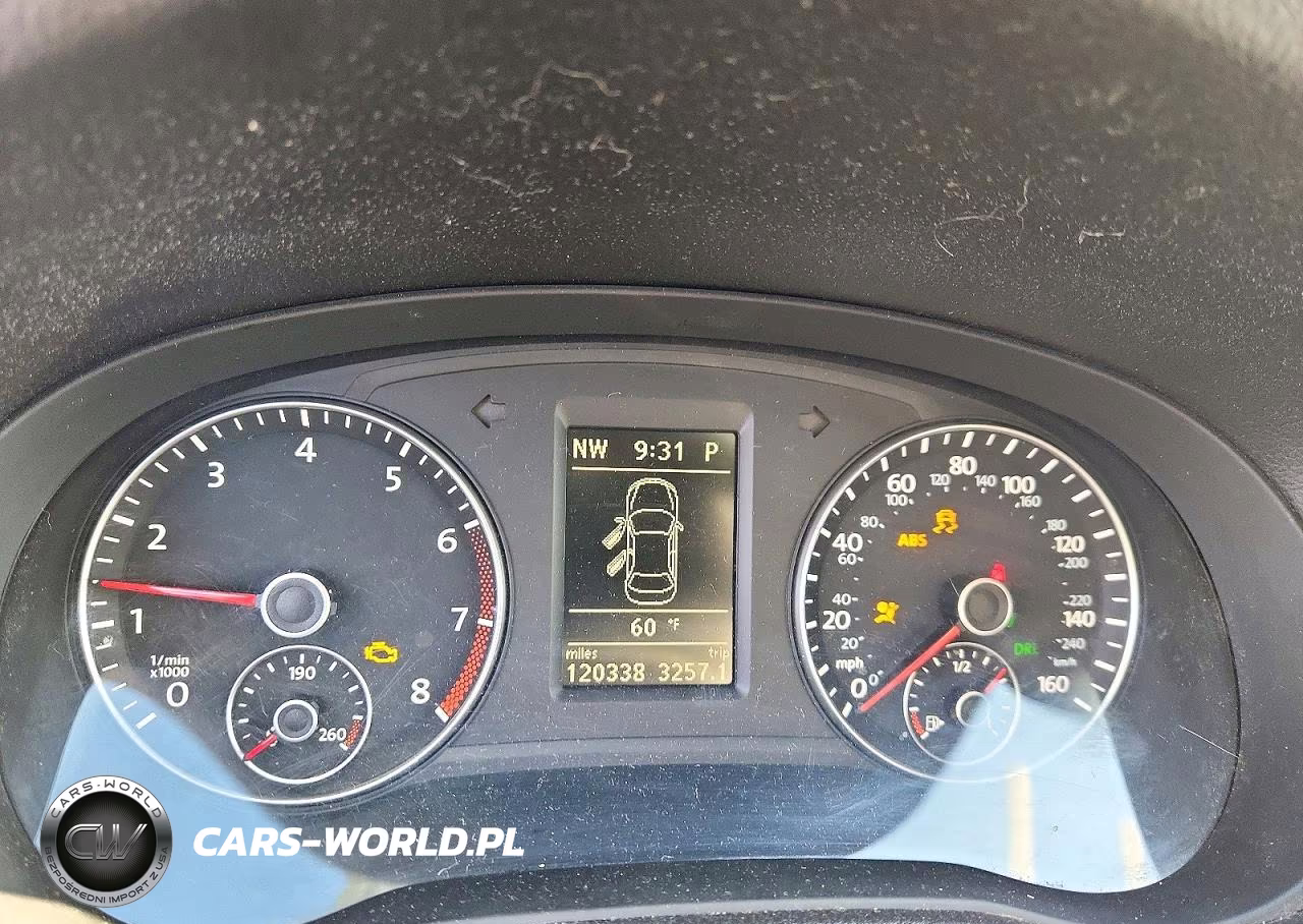 2012 Volkswagen Passat Se VIN:1VWBP7A31CC075344 - 9