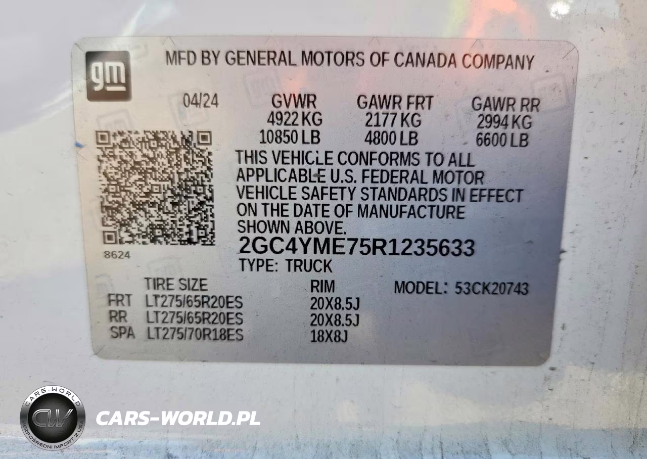 2024 Chevrolet Silverado K2500 Custom VIN:2GC4YME75R1235633 - 13