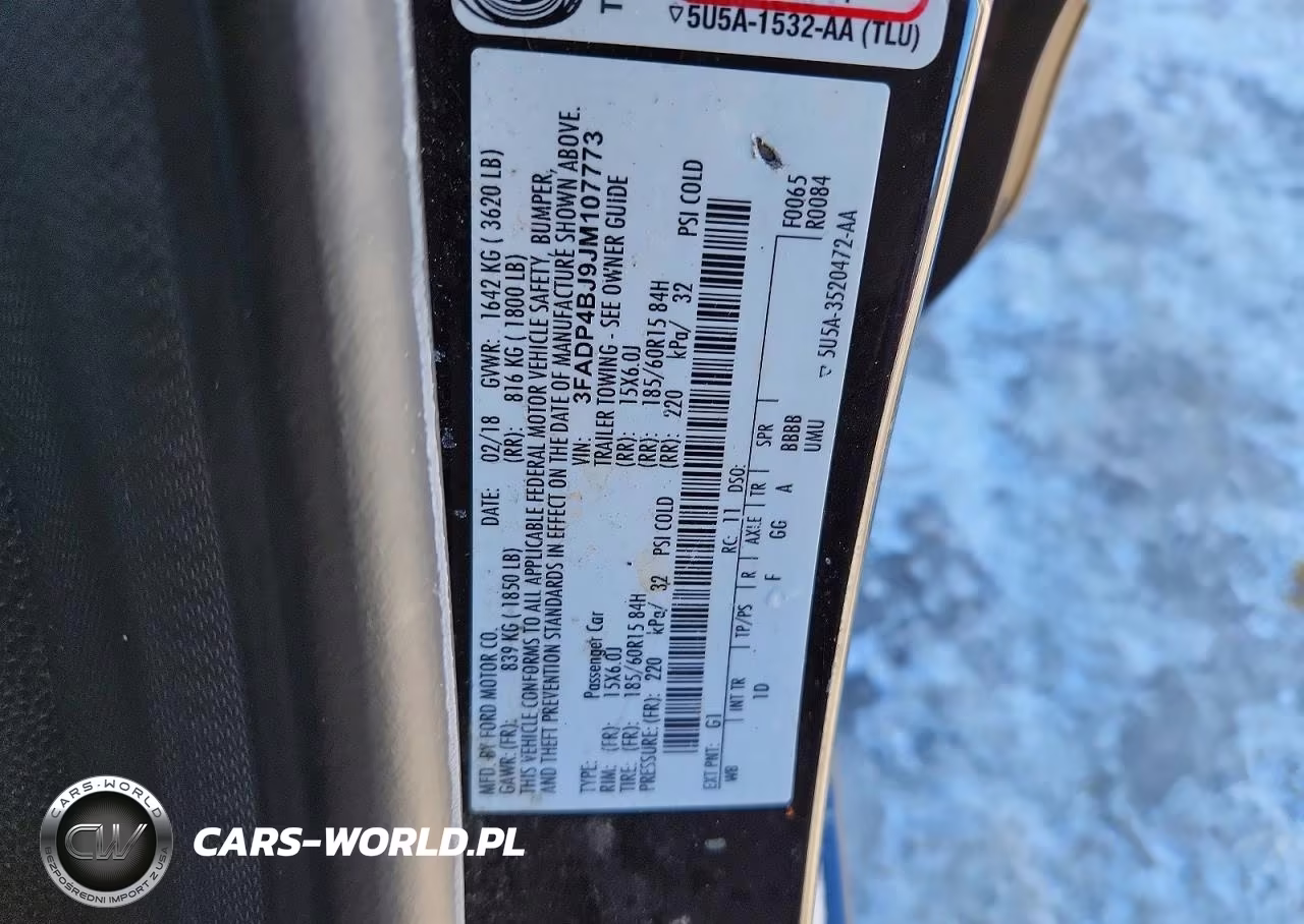 2018 Ford Fiesta Se VIN:3FADP4BJ9JM107773 - 12