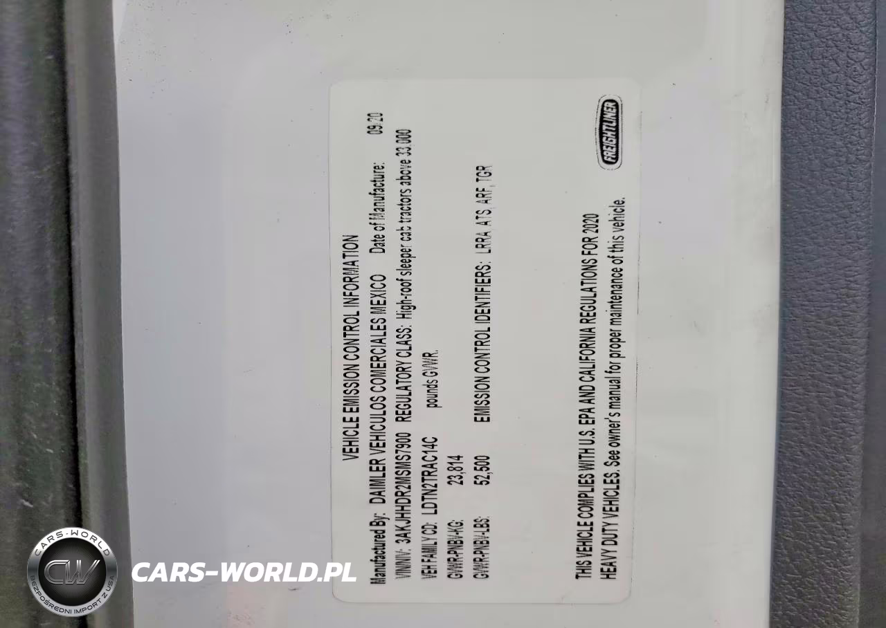2021 Freightliner Cascadia 126 VIN:3AKJHHDR2MSMS7900 - 10