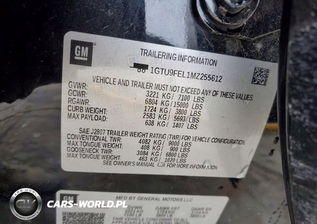2021 GMC Sierra K1500 Denali VIN:1GTU9FEL1MZ255612 - 12