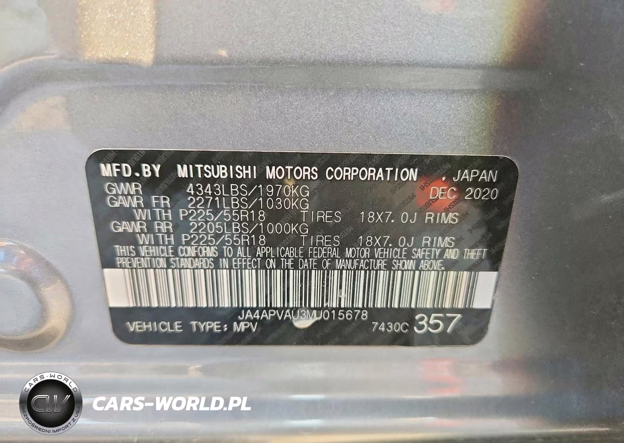 2021 Mitsubishi Outlander Sport Se VIN:JA4APVAU3MU015678 - 13