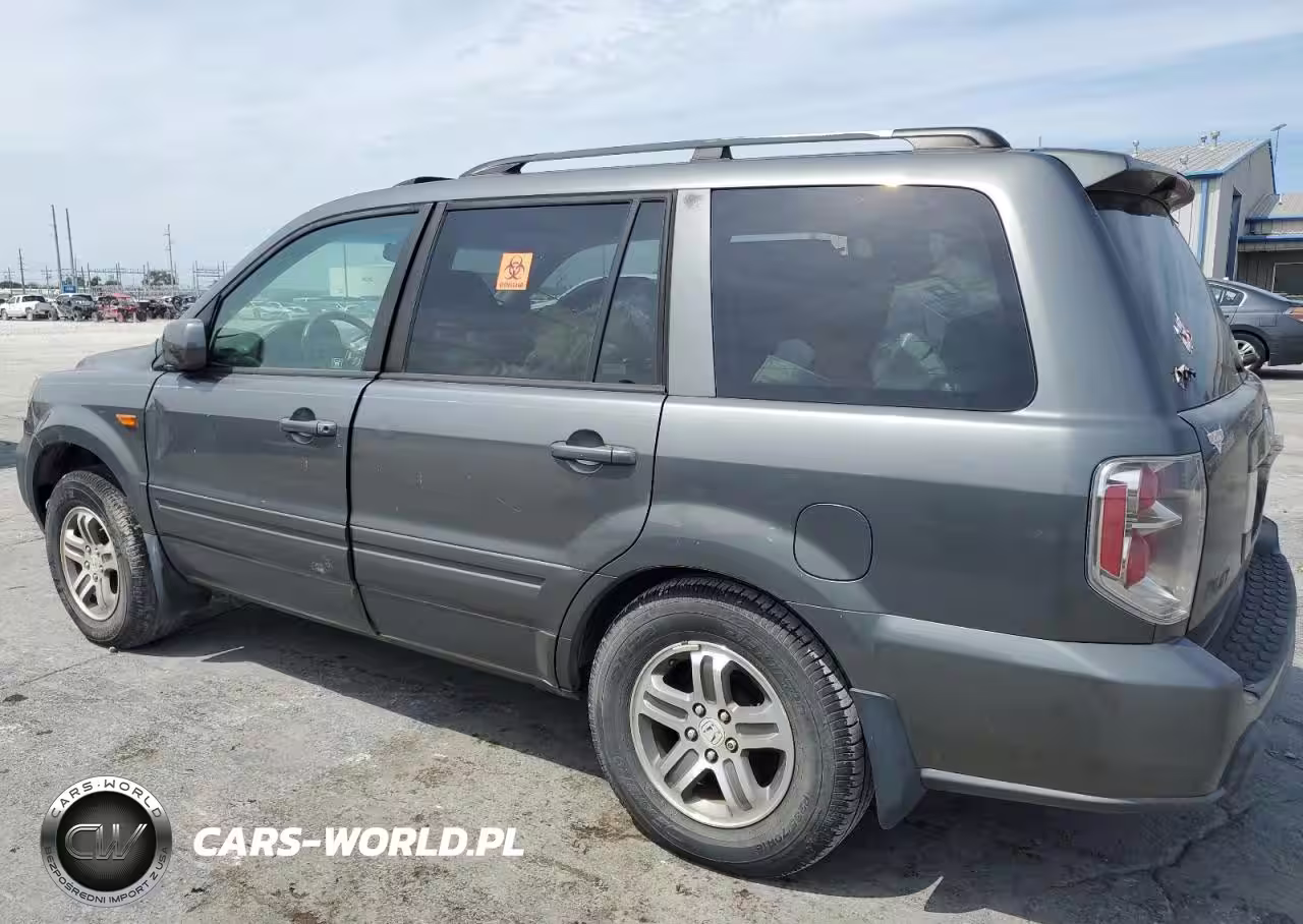 2007 Honda Pilot Exl VIN:5FNYF28567B028507 - 2