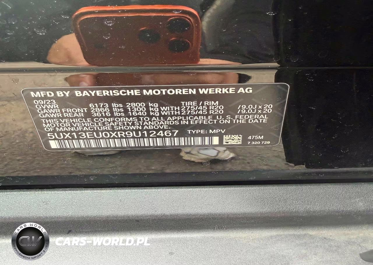 2024 BMW X5 Sdrive 40I VIN:5UX13EU0XR9U12467 - 11