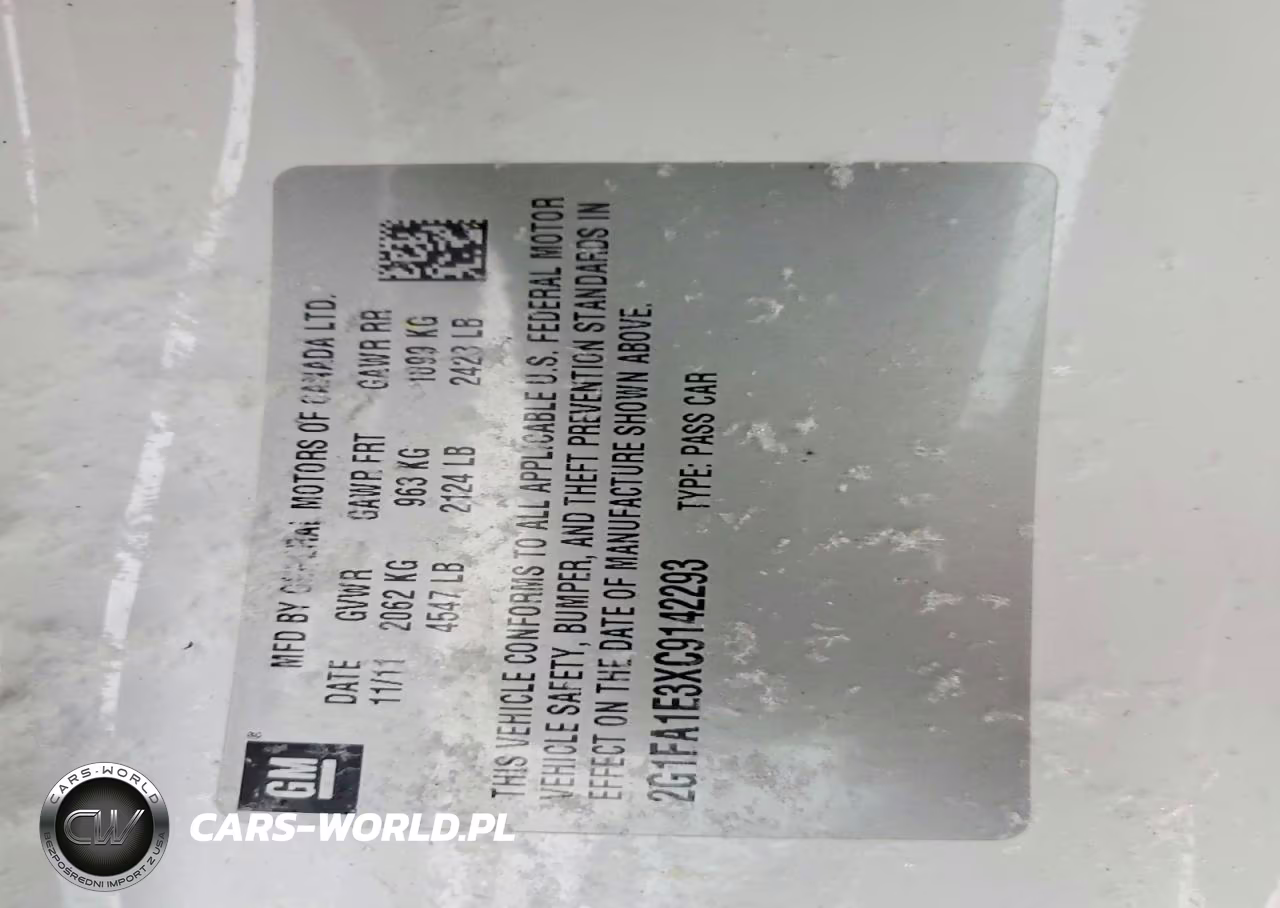 2012 Chevrolet Camaro Ls VIN:2G1FA1E3XC9142293 - 12