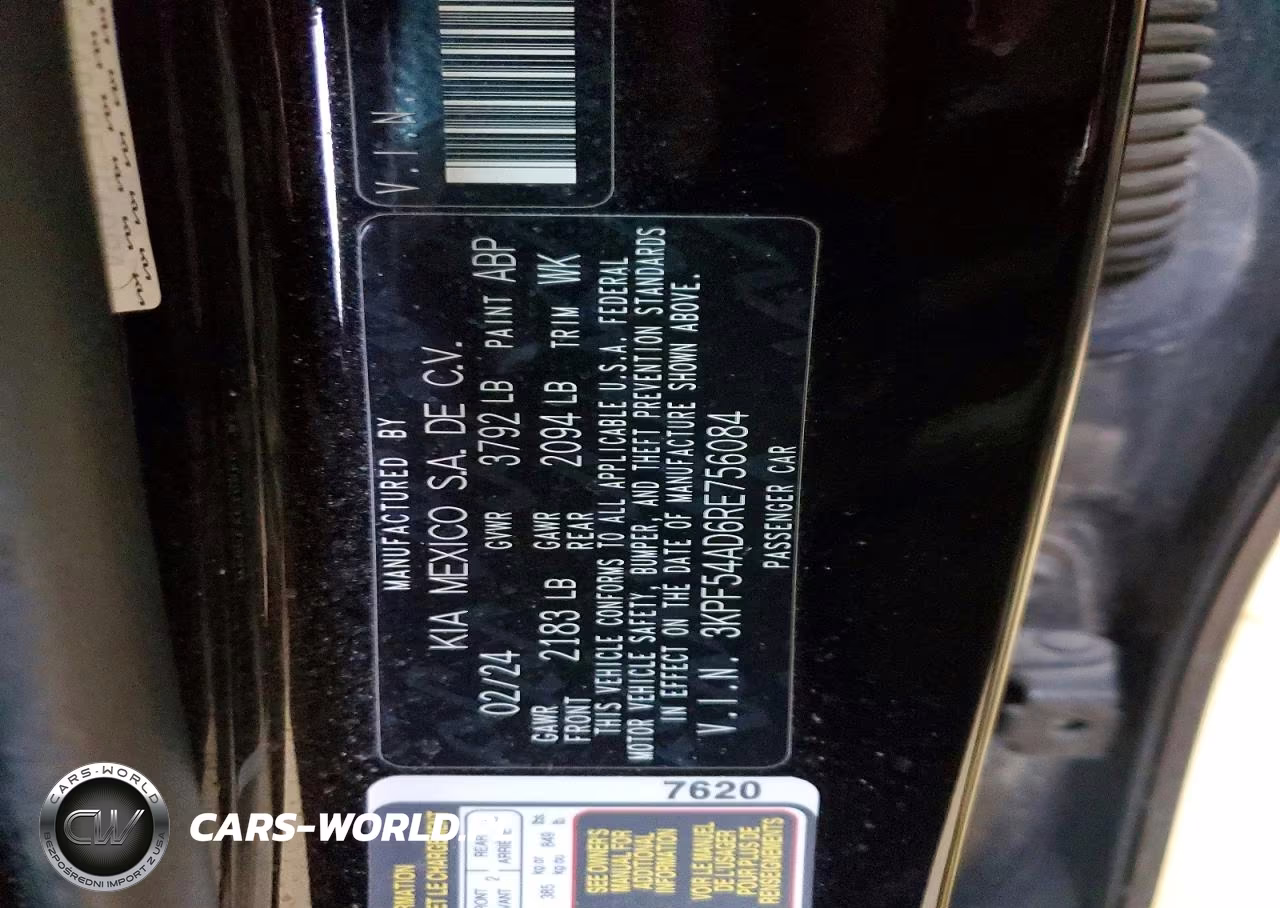 2024 Kia Forte Gt Line VIN:3KPF54AD6RE756084 - 12