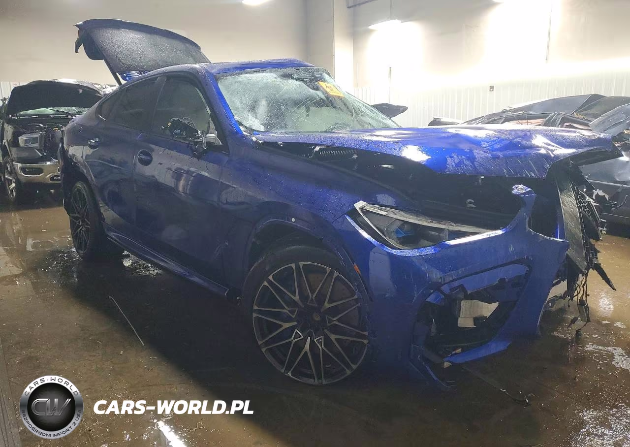 2021 BMW X6 M VIN:5YMCY0C06M9F10446 - 4