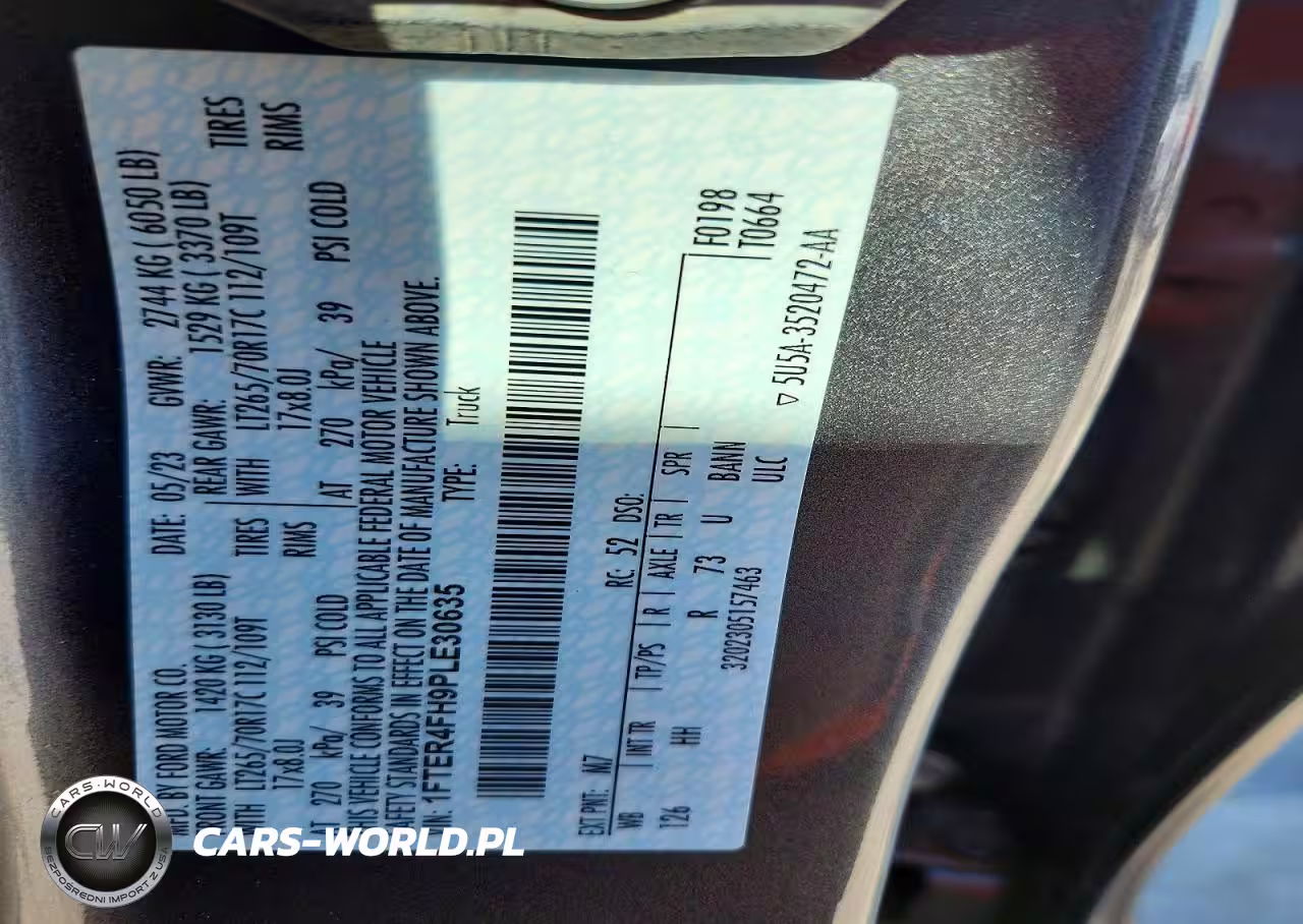 2023 Ford Ranger Xl VIN:1FTER4FH9PLE30635 - 12