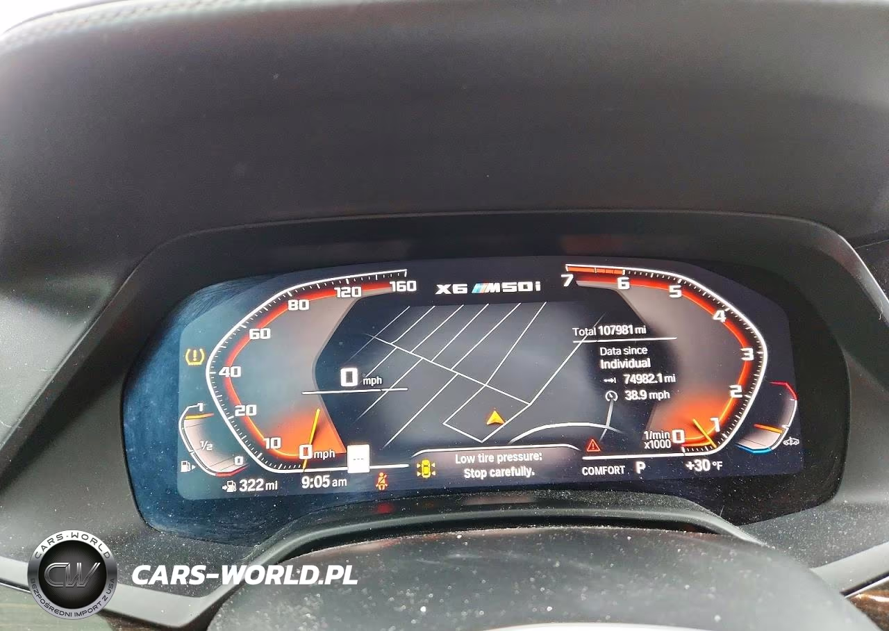 2020 BMW X6 M50I VIN:5UXCY8C0XL9C87008 - 9