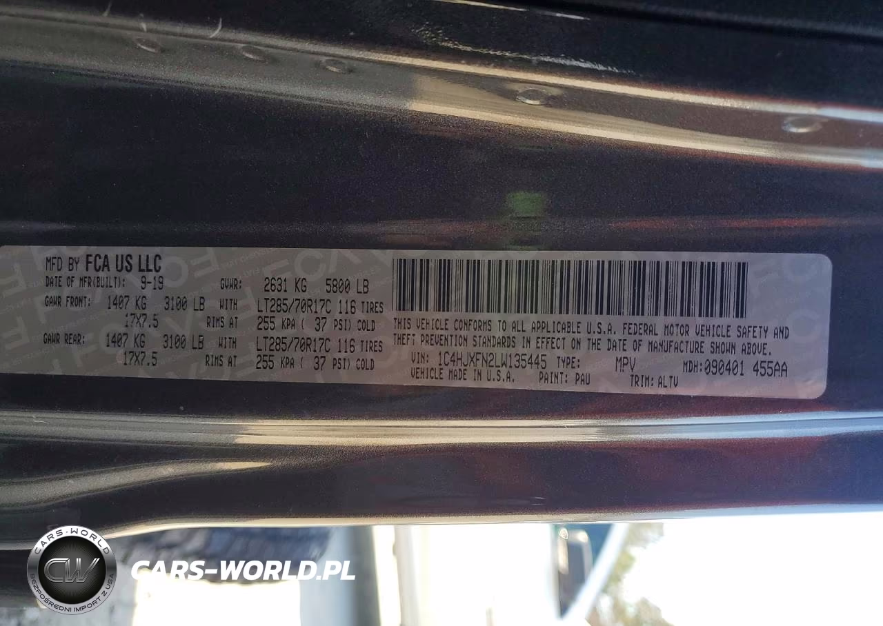 2020 Jeep Wrangler Unlimited Rubicon VIN:1C4HJXFN2LW135445 - 13
