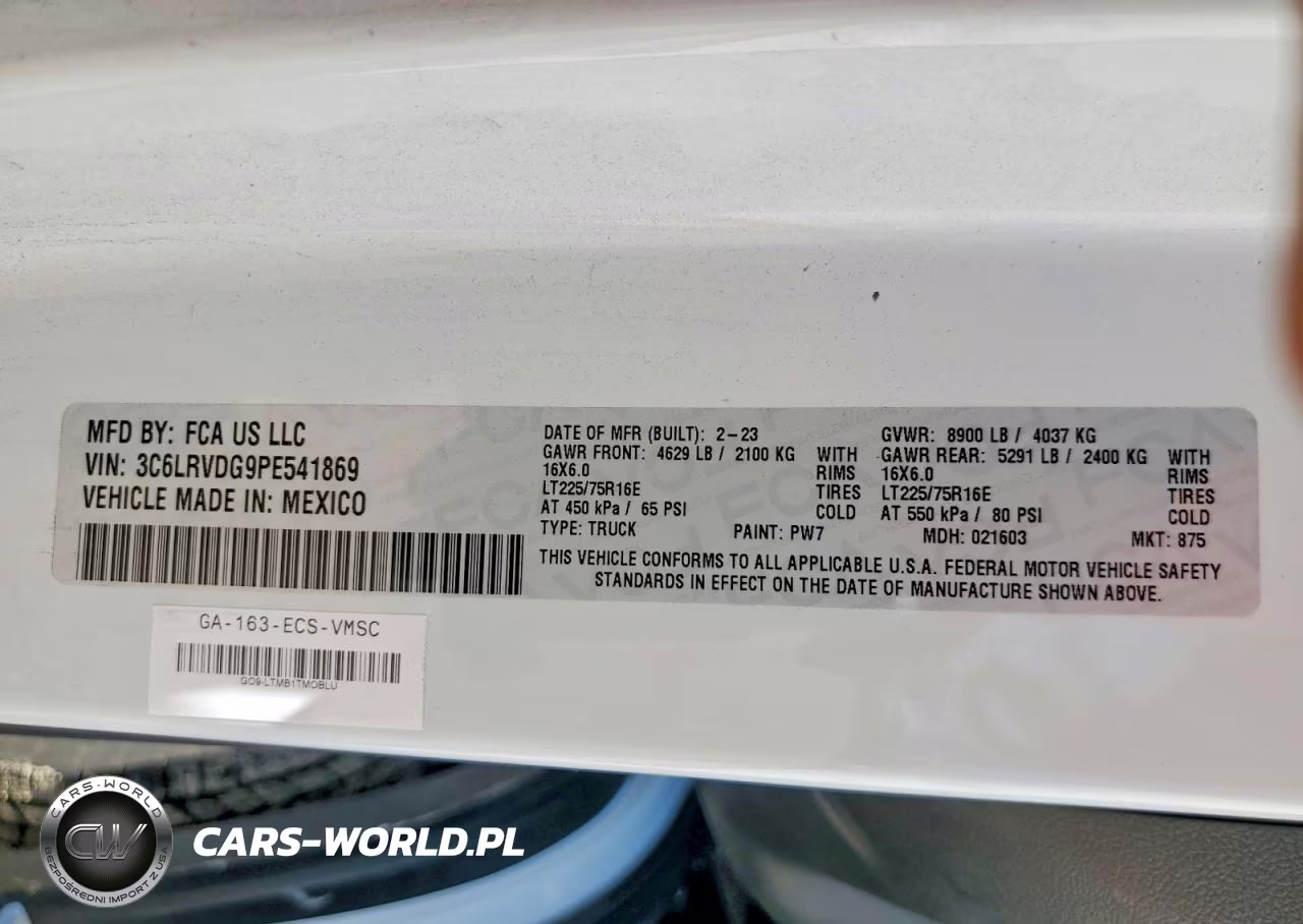 2023 Ram Promaster 2500 Utility - Service Van VIN:3C6LRVDG9PE541869 - 14