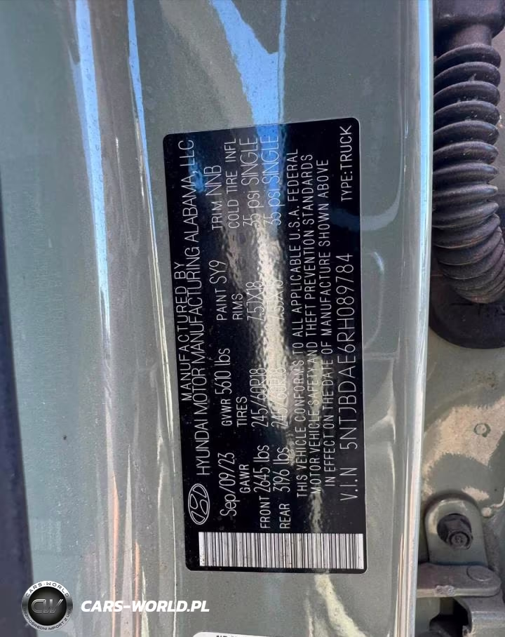 2024 Hyundai Santa Cruz Sel VIN:5NTJBDAE6RH089784 - 10
