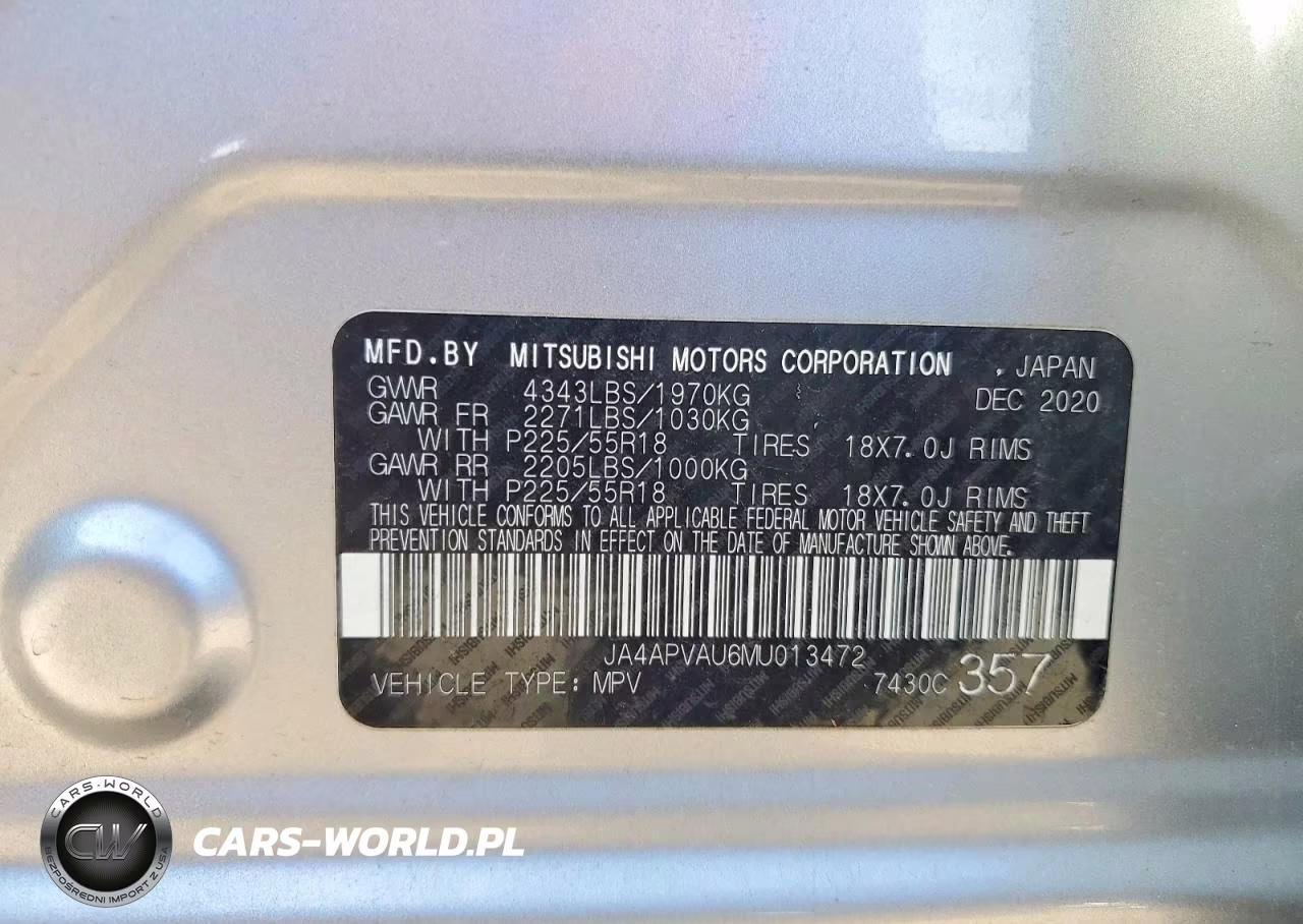 2021 Mitsubishi Outlander Sport Se VIN:JA4APVAU6MU013472 - 13