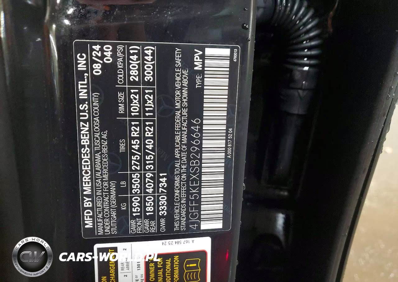 2025 Mercedes-Benz Gls 450 4Matic VIN:4JGFF5KEXSB296646 - 13