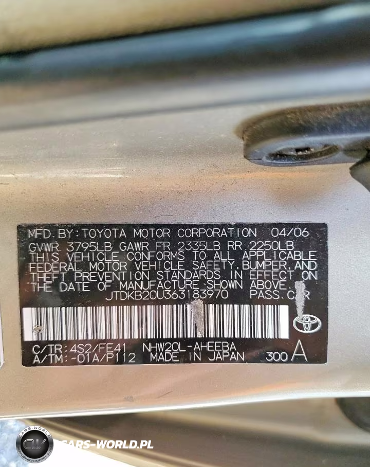 2006 Toyota Prius VIN:JTDKB20U363183970 - 12