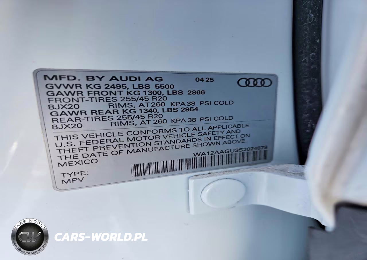2025 Audi Q5 Premium Plus VIN:WA12AAGU3S2024878 - 13