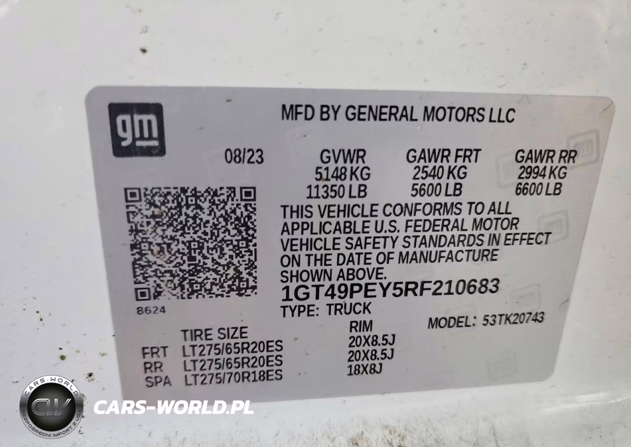 2024 GMC Sierra K2500 At4 VIN:1GT49PEY5RF210683 - 12