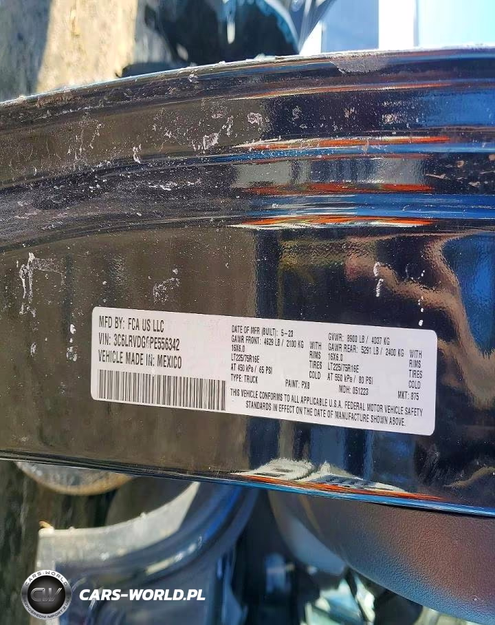 2023 Ram Promaster 2500 High Roof Delivery Van VIN:3C6LRVDG0PE556342 - 13