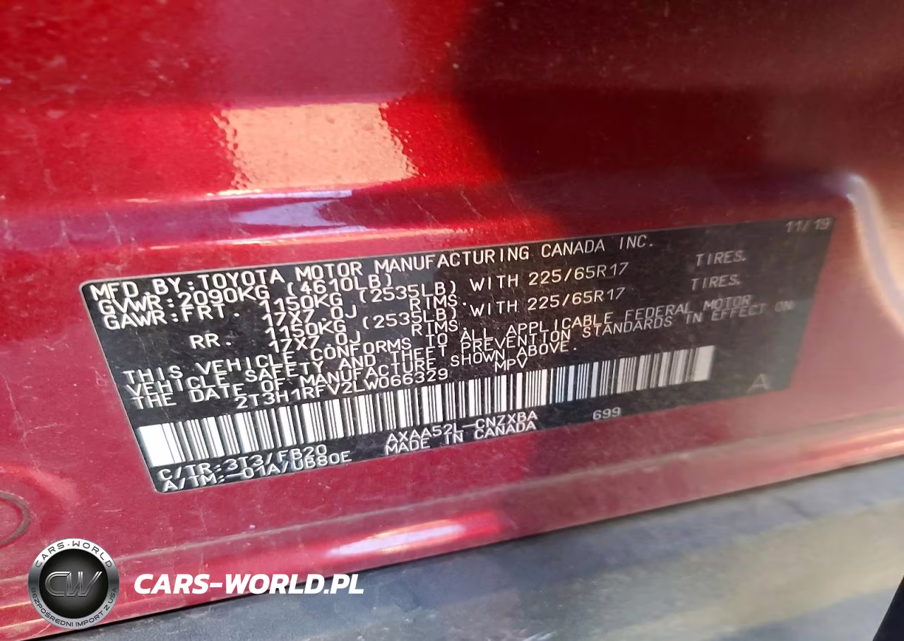 2020 Toyota Rav4 Le VIN:2T3H1RFV2LW066329 - 14