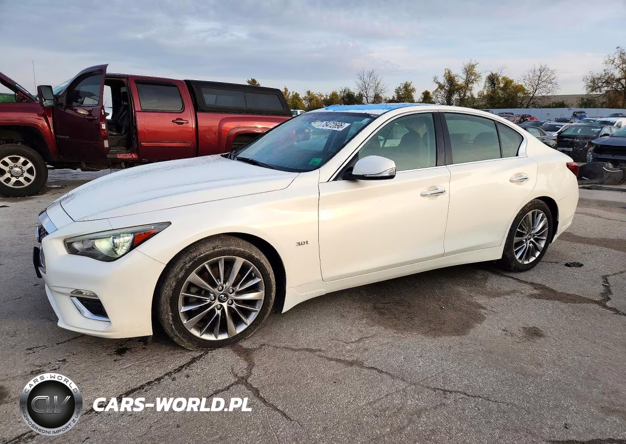 2018 Infiniti Q50 3.0T Luxe VIN:JN1EV7AR8JM433771 - 1