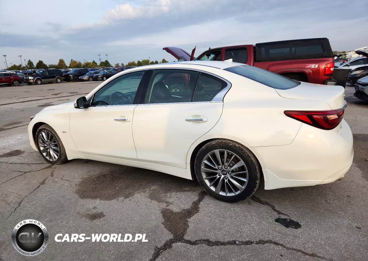 2018 Infiniti Q50 3.0T Luxe VIN:JN1EV7AR8JM433771 - 2