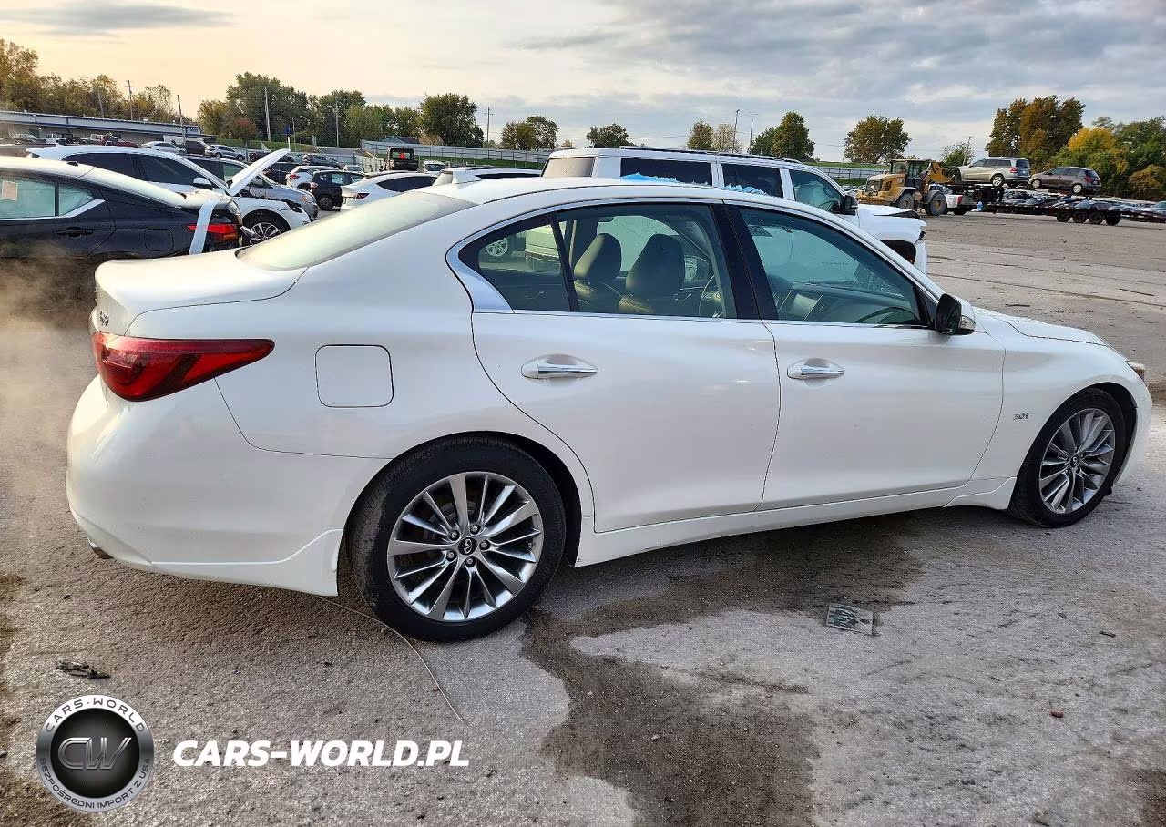 2018 Infiniti Q50 3.0T Luxe VIN:JN1EV7AR8JM433771 - 3