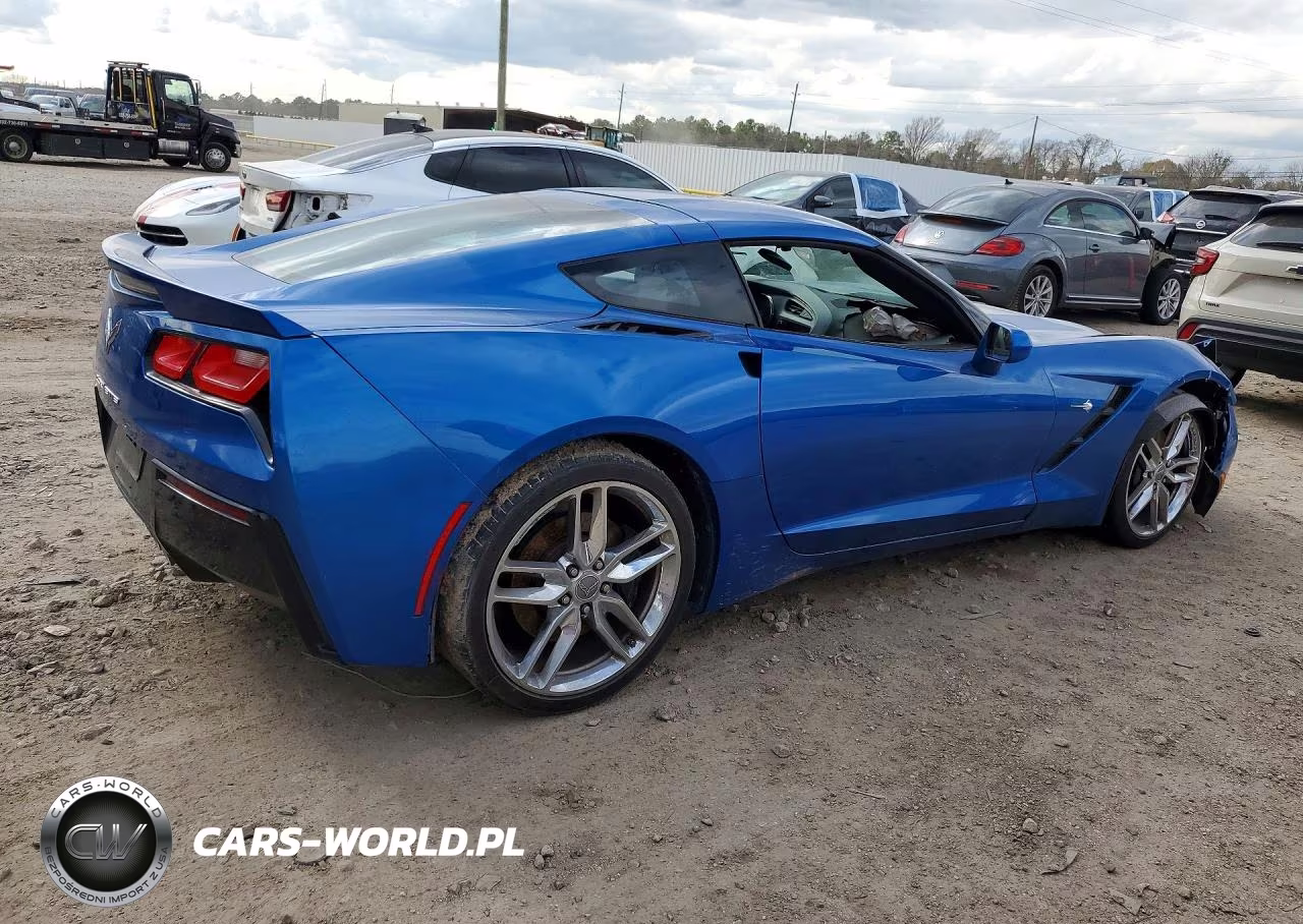 2015 Chevrolet Corvette Stingray Z51 3Lt VIN:1G1YM2D79F5124878 - 3