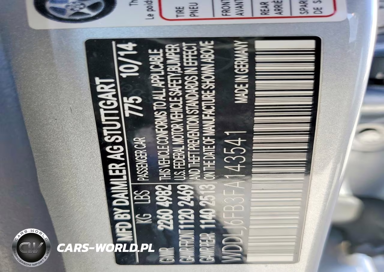 2015 Mercedes-Benz Cls 400 VIN:WDDLJ6FB3FA143541 - 12