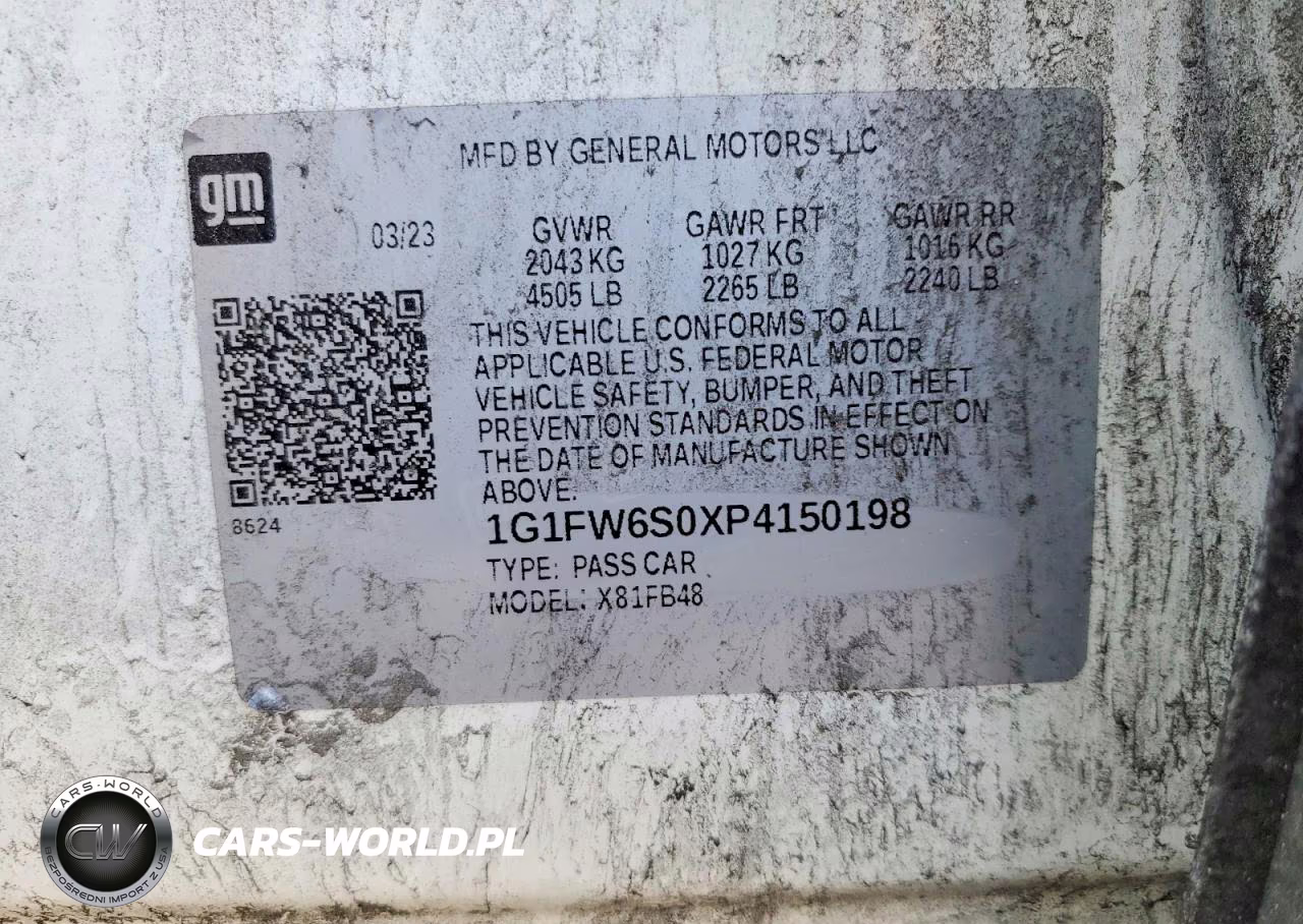2023 Chevrolet Bolt Ev 1Lt VIN:1G1FW6S0XP4150198 - 13