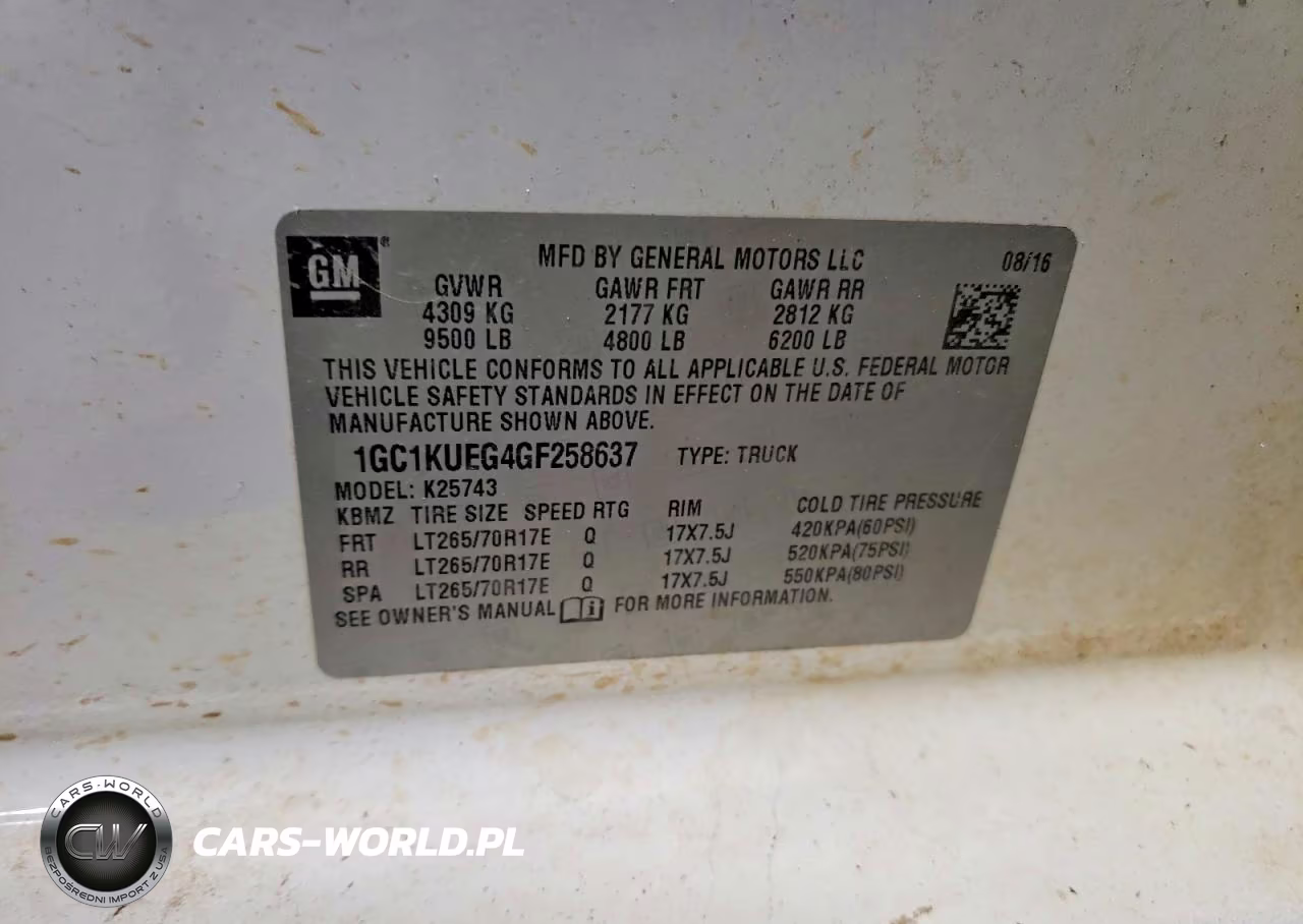 2016 Chevrolet Silverado K2500 Heavy Duty VIN:1GC1KUEG4GF258637 - 12