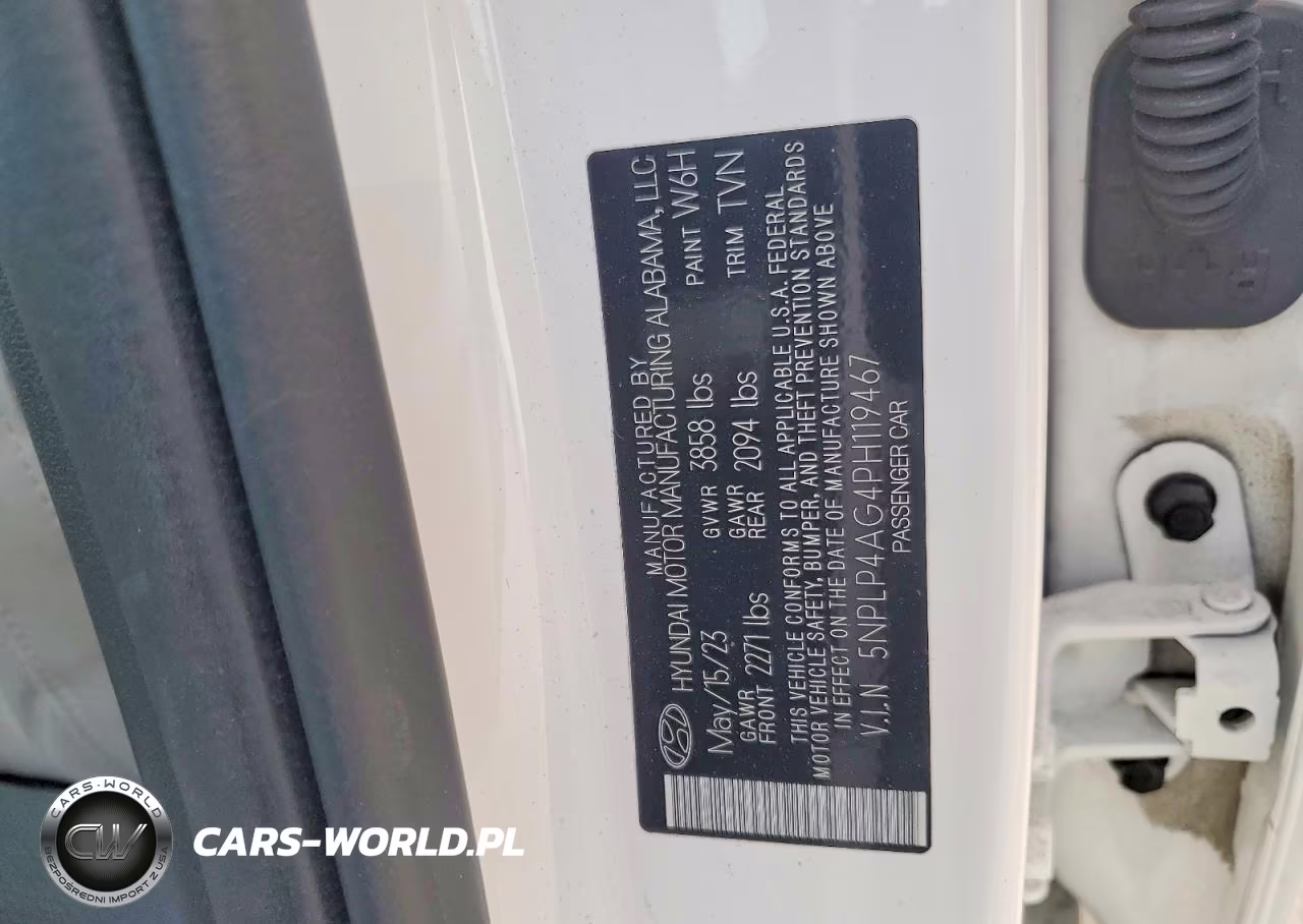 2023 Hyundai Elantra Limited VIN:5NPLP4AG4PH119467 - 12