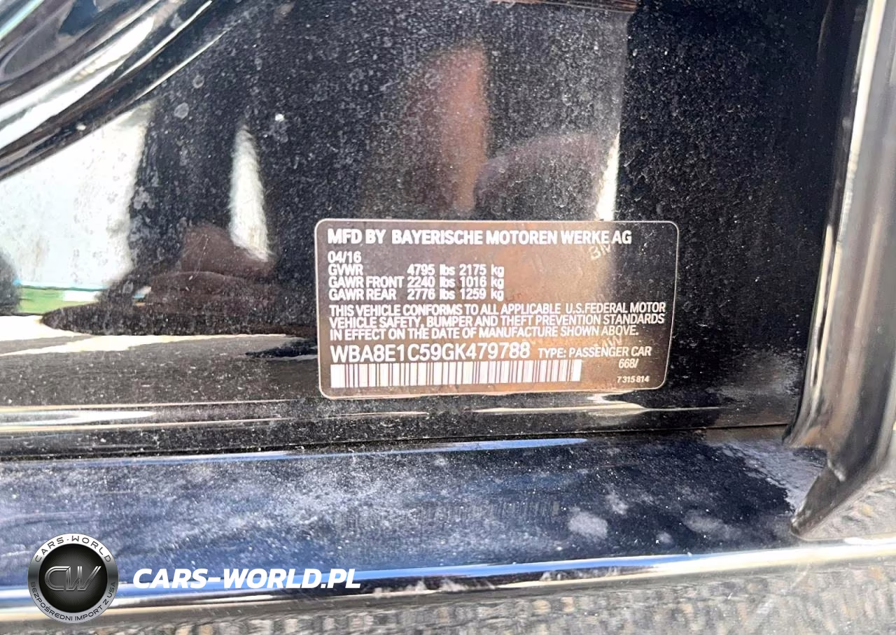 2016 BMW 330E VIN:WBA8E1C59GK479788 - 10
