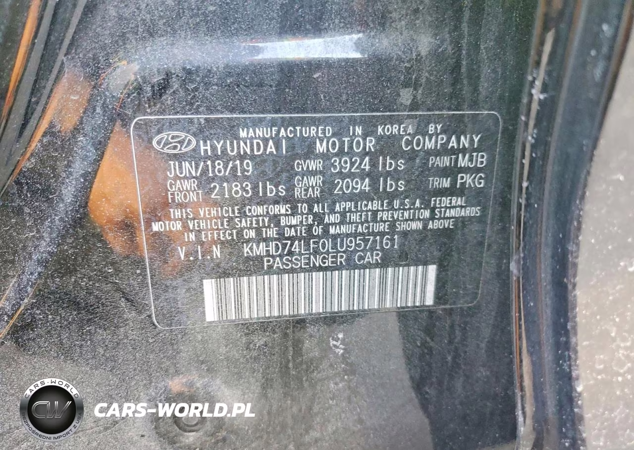 2020 Hyundai Elantra Se VIN:KMHD74LF0LU957161 - 12